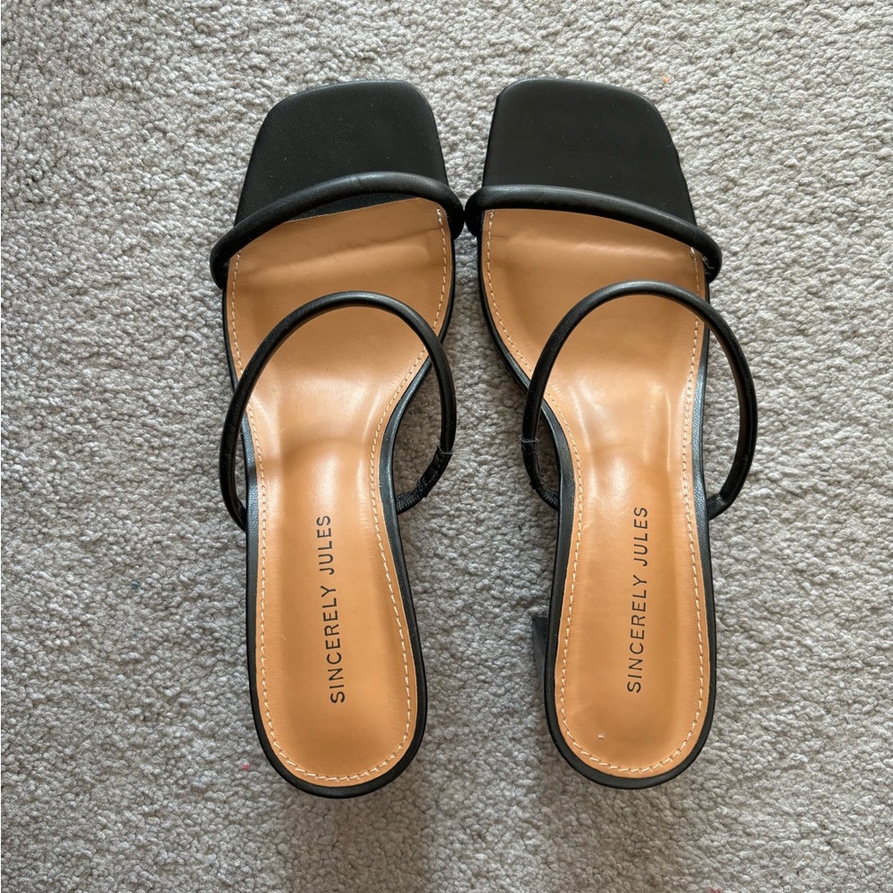Heeled sandals